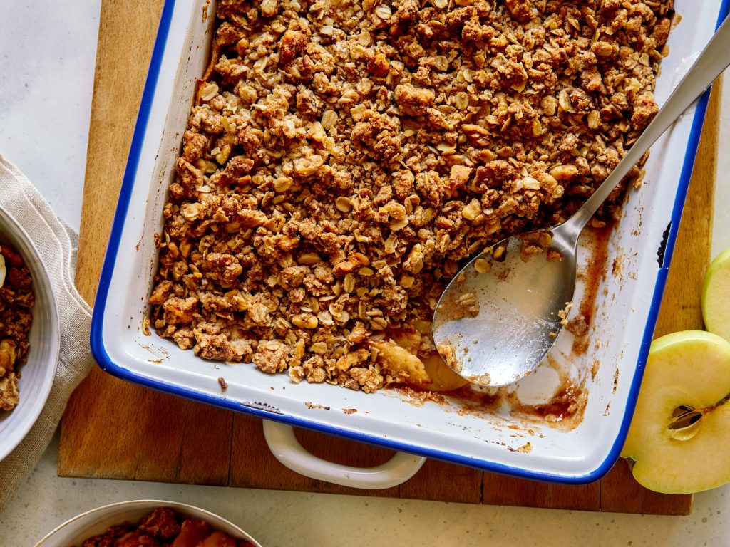 Autumn Anzac Biscuit - Apple Crumble